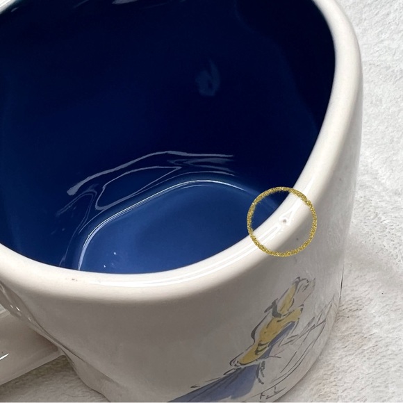 ❌SOLD❌ Rae Dunn x Disney NWT ALICE IN WONDERLAND Coffee Tea Mug Ivory Blue NEW - Picture 13 of 17